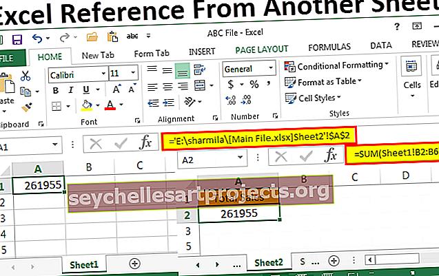 Exceli viide teisele lehele