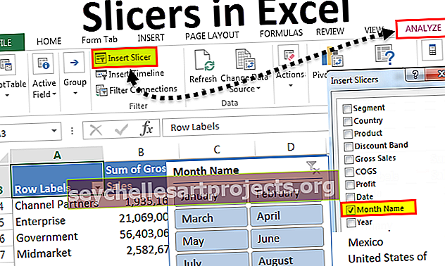 Slicers στο Excel