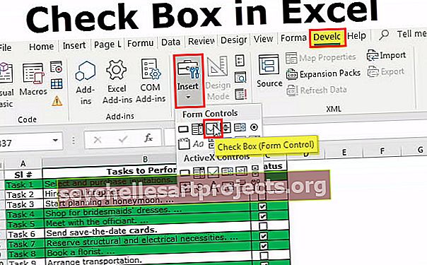 Πλαίσιο ελέγχου στο Excel