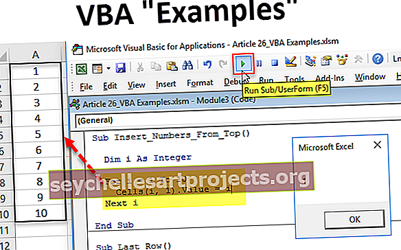 Παραδείγματα VBA