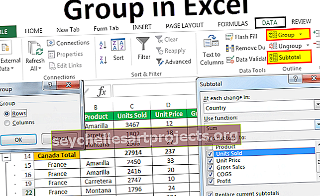 Ομαδοποίηση στο Excel