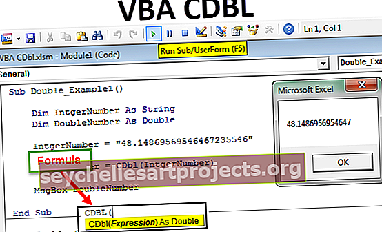 Λειτουργία VBA CDBL