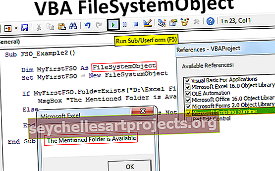 VBA FileSystemObject (FSO)