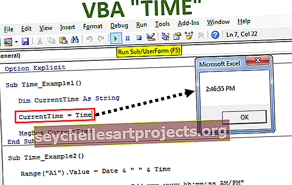 Λειτουργία χρόνου VBA