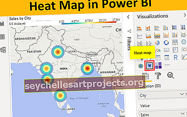 Χάρτης θερμότητας στο Power BI